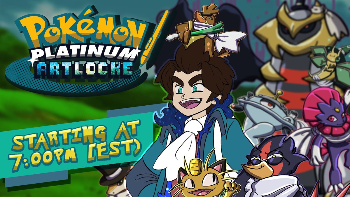 Astral_Artisan's tweet photo. Stream Starting Soon!
#pokemon #art #artlock #nuzlocke #stream #twitch
Join in if ya wanna se what random thing happens next!

Link in comments: https://t.co/gaIBbww71X