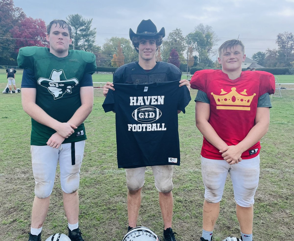 Upper Darby week: 1️⃣2️⃣th Man-Jack Dougherty. COW 🤠 Sam Milligan. 👑🪳 Carter Law. #GID