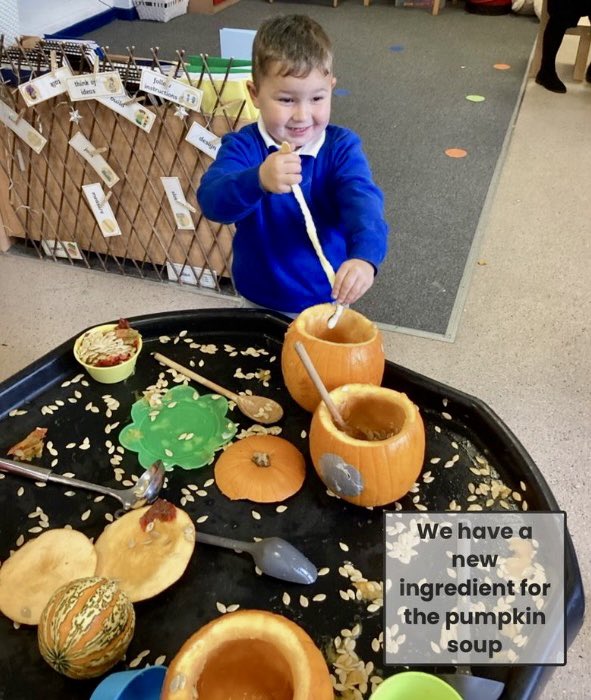 Imagination,creativity,hands on learning and curiosity 🎃 Reception always strives to follow our school motto by ‘Making the Most of Every Day’ #earlyyearsteaching #risecurriculum #inquirephase #nurturedandinspired 😀😊😃😄😁
