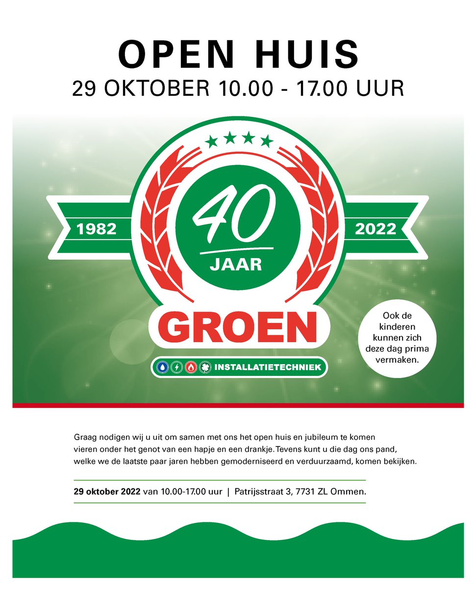 GroenOmmen's tweet photo. Aanstaande #zaterdag 29 oktober van harte welkom op ons #openhuis bij #GroenOmmen.. https://t.co/DB2MFI5MqT
