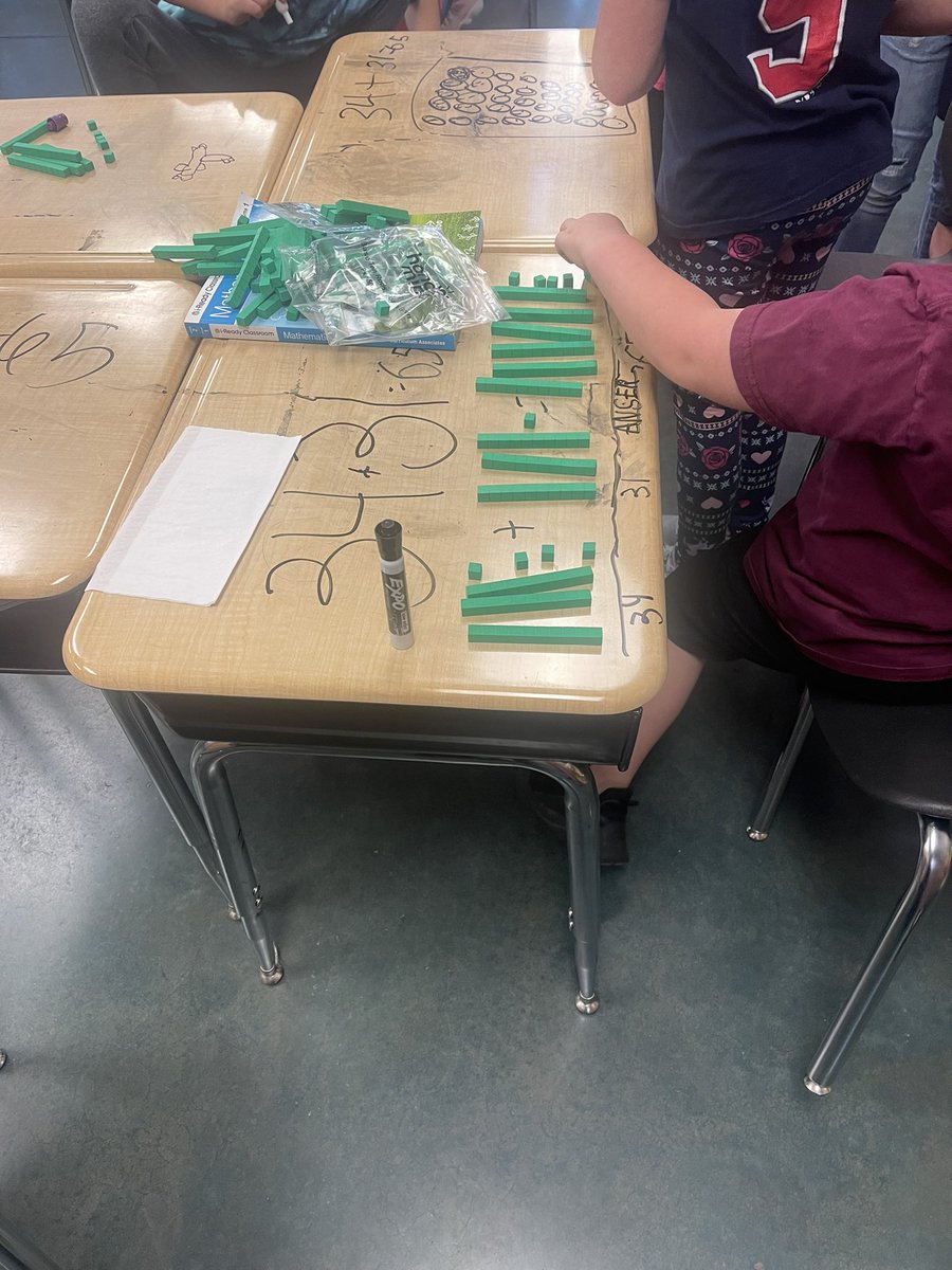 bshepherdnbct's tweet photo. Great things are happening @Concord_El. manipulatives and place value strategies to add, students helping peers clear up misconceptions, and deep discourse.Our  ELA specialist @deason_ed even got in on some decimal discussions in fifth grade!  @JefcoedK_5 @JEFCOED https://t.co/xKtfYVmmzd