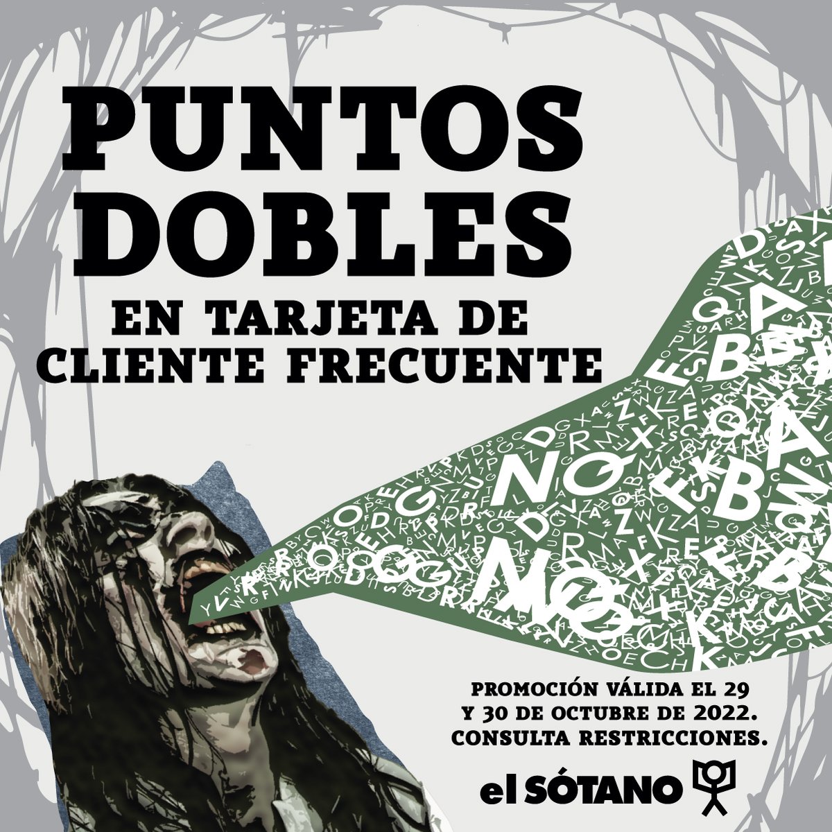 elsotanolibros's tweet photo. 🔥🤪 ¡Que no te gane el miedo! Venta terrorífica en el Sótano - https://t.co/NJqoLrwYwI

#MilibreríaMislibros #CoppelPay #Promos #Calaverita https://t.co/PnQzN3Upi0