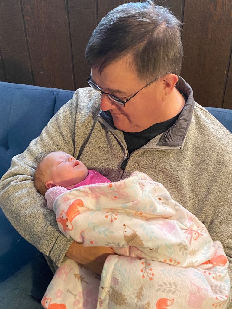 Getting the hang of this grandpa gig.