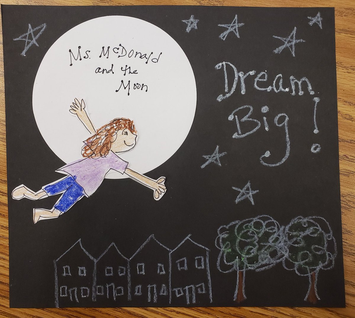 My @FlowerHillMedia K students ❤🚀🌕 my 'Nigel & the Moon' read aloud using @Novel_Effect for @Jumpstartkids #ReadForTheRecord! Beautiful story & illustrations @antwan_eady & Gracey Zhang. Look @ my students' amazing art! #DreamBig