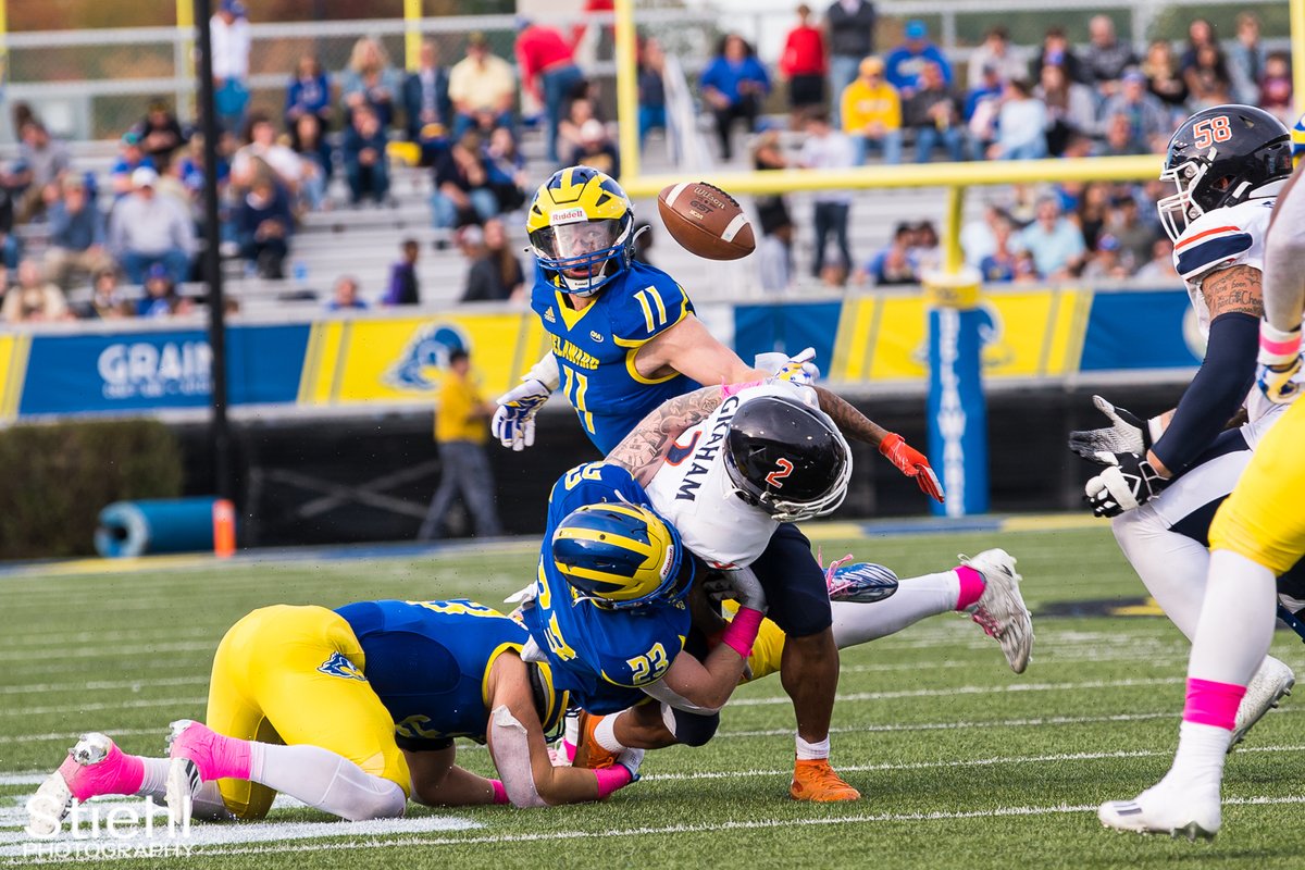 A couple of images of <a href="/liam_trainer/">Liam Trainer</a> vs Morgan St.  <a href="/Delaware_FB/">68 Ventures Bowl Champions Delaware Football</a> <a href="/bluehen/">Bluehen</a> <a href="/UDelaware/">Univ. of Delaware</a> #fcsfb #NCAA
