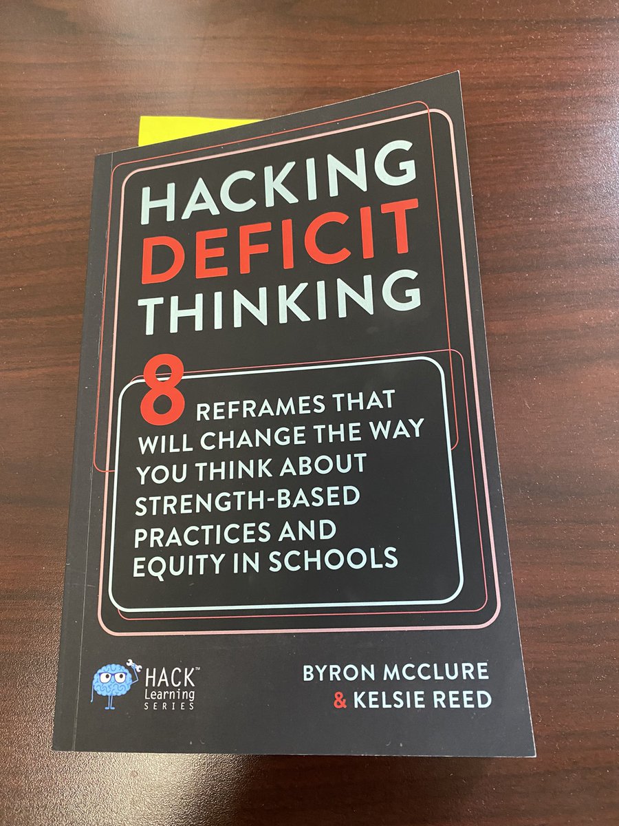 I LOVE this book!! It’s my goal to #changewhatswrongtowhatsstrong @hackingdeficits <a href="/SchoolPsychLife/">Dr. Byron McClure</a> #wvschoolpsych