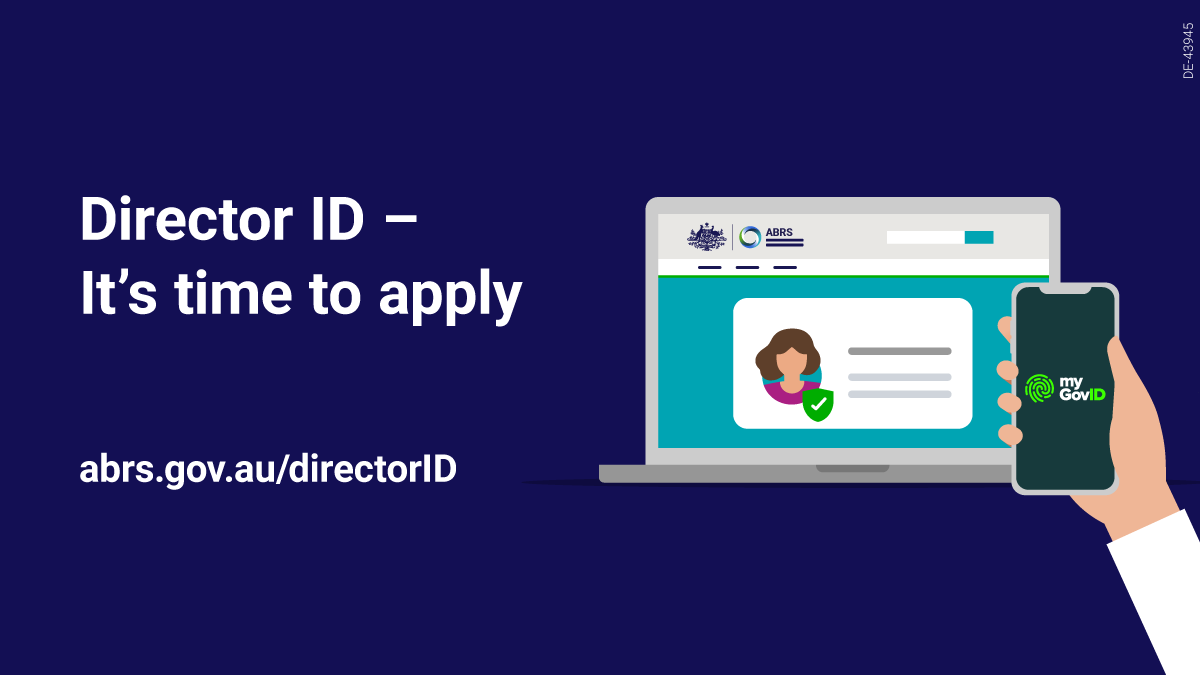 ato_gov_au's tweet photo. Are you a company director? You need a #directorID!  Applying online is fastest &amp; can can be completed in 3 steps:
🖥️ Set up myGovID
📄 Gather your documents
✔️ Complete your application!

To find out how, visit https://t.co/spJggnsT5z #directorID #abrs https://t.co/KFVpiEcPNx