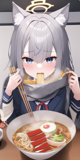 「麺 白いシャツ」のTwitter画像/イラスト(新着)｜4ページ目