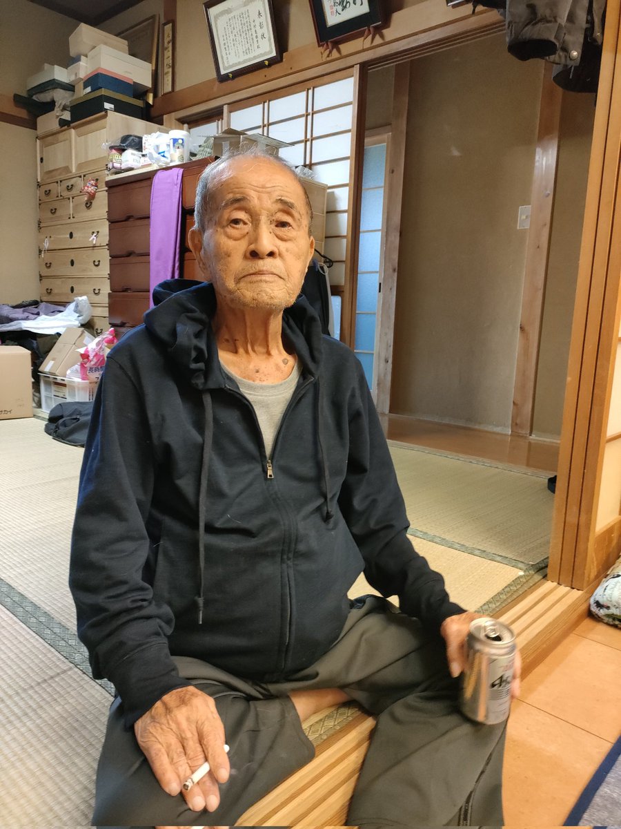 gico1003's tweet photo. 父。亀鶴男（きづお）。本日、臨終しました。85歳でした。 https://t.co/CEgunWh29k