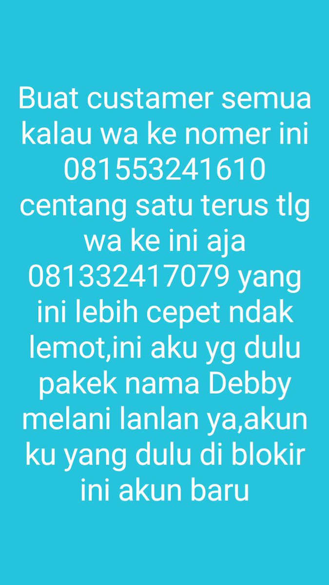 Meiwameilan's tweet photo. COD SBY WA 081332417079/081553241610  pelayanan rasa pacar sabar telaten sini say tak sedot telormu bjku lain cara bjnya lo

#bosurabaya 
#codsurabaya
#availsurabaya 
#bispaksurabaya 
#surabayacod 
#surabayabo
#availbosurabaya 
#openbosurabaya 
#includesurabaya 
#excludesurabaya https://t.co/Lyo2Rs3tYO