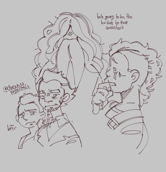 the three of them but like human and stuff #DontHugMeImScared 
