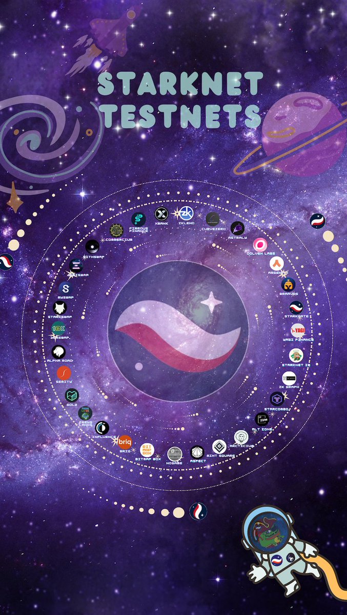 The #StarkNet ecosystem is becoming increasingly massive, with over 100 dApps building and 31 dApps officially in testnet

Don't know which ones and in which sectors they are? 🤔

Yours truly Digger is here for you 🫡

Here are all the dApps live on the StarkNet testnet 👇

1/7