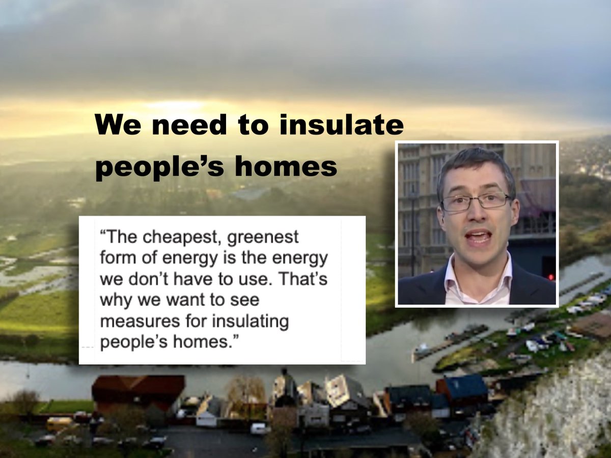 What support can we give to people wanting to insulate their homes? Co-leader @AdrianRamsay told BBC News: “The cheapest, greenest form of energy is the energy we don’t have to use. That’s why we want to see measures for insulating people’s homes.” #GreenNewDeal #ClimateCrisis