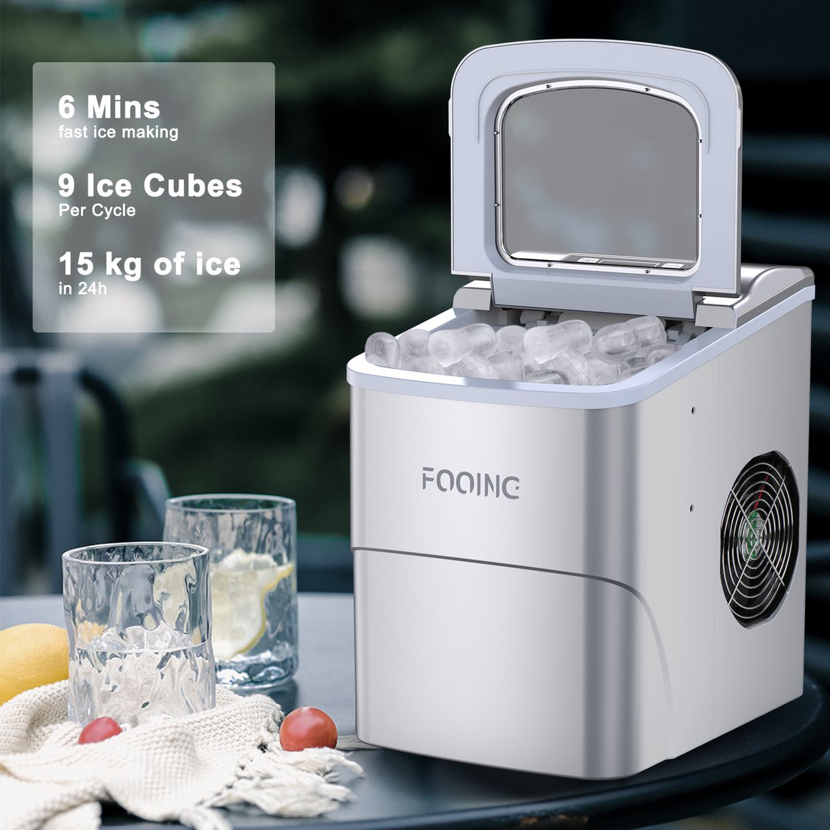 fooing_official's tweet image. Are you in search of the best ice maker machine that can help make ice cubes in 5-10 mins that also has self-cleaning? 🧊
You can follow FOOING ice Maker. 🍸
 #icemaker #fooing #icecoffee #icecream #summerdrinks #icedrink #icedtea #cocktails