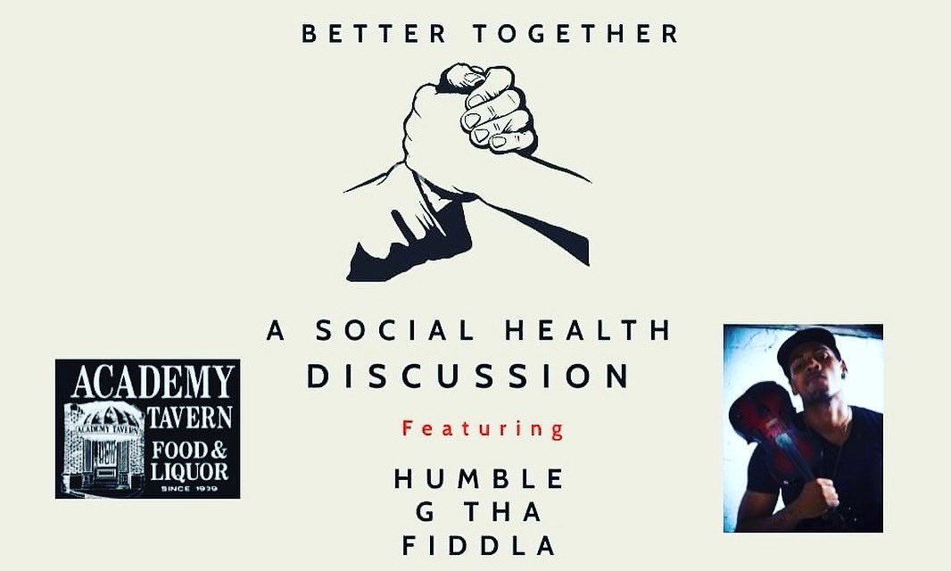 AcademyTavern's tweet photo. @humbleg_HipHope #BetterTogether #Series begins 10/26/22 6:30-8:30 https://t.co/s2T5vWCMKp