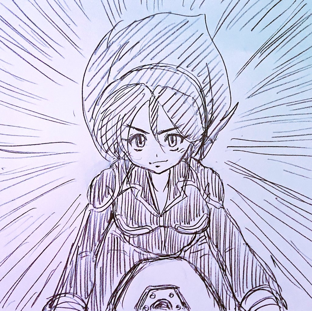 今日のお昼のお絵描き♪ 