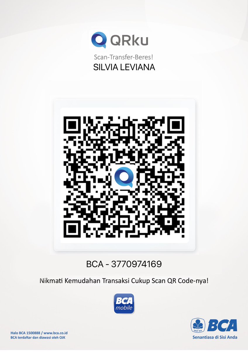 illegirl9795_'s tweet image. Kena scam lagi yallah 3jt ku lenyap🥲

Semoga kamu @myseoulution banyak rezeky ya panjang umur sehat selalu semoga meninggalnya gk kayak mbak jersy yg dibunuh pacarnya dan di buang di got !!

Selvia Leviana 
Bank Bca 3770974169