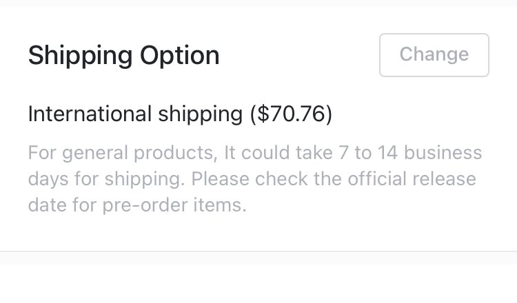 katchbts's tweet photo. Yaaaah. Then plus another $30 to DHL for delivery. That’s going to be a no😞
Why is shipping this insane!?

#BTS #방탄소년단 #Photo_Folio #We https://t.co/K0GdJqFEev