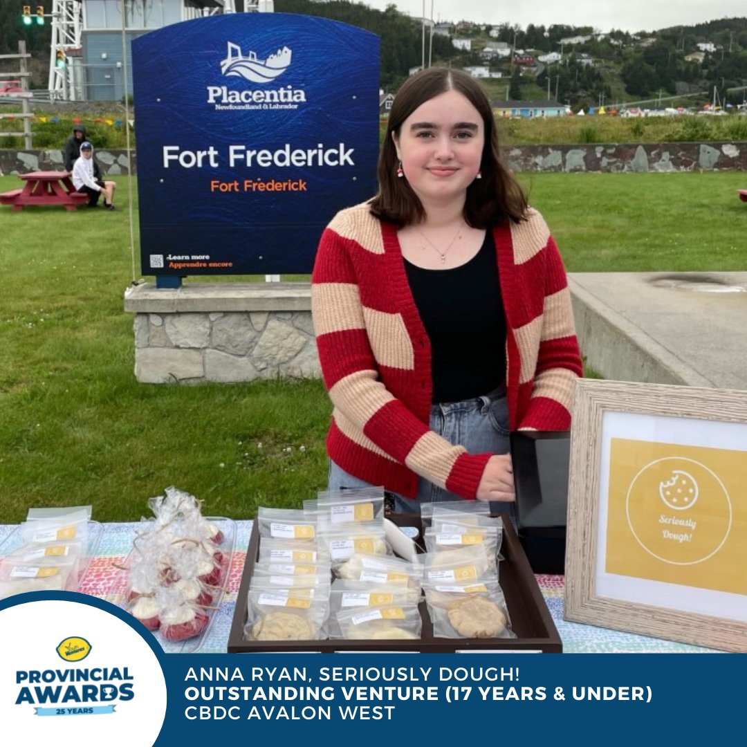 YouthVentures's tweet photo. 2022 Youth Ventures Outstanding Venture (17 years &amp; under) - Anna Ryan @ACOACanada @IPGS_GovNL @McDonald4Avalon @JeffDwyerMHA @CBDCNL @NTVNewsNL @CBCNL @NFPower https://t.co/ppfkYBDsPr