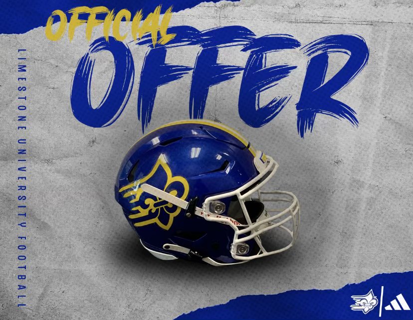 DerismaTaivon's tweet photo. After a great conversation with @cotcheryfoundat I am blessed to have received my first offer from Limestone University @CoachJKos 
@CTrojanFootball @coach_cogdill https://t.co/4m0BkSZav3