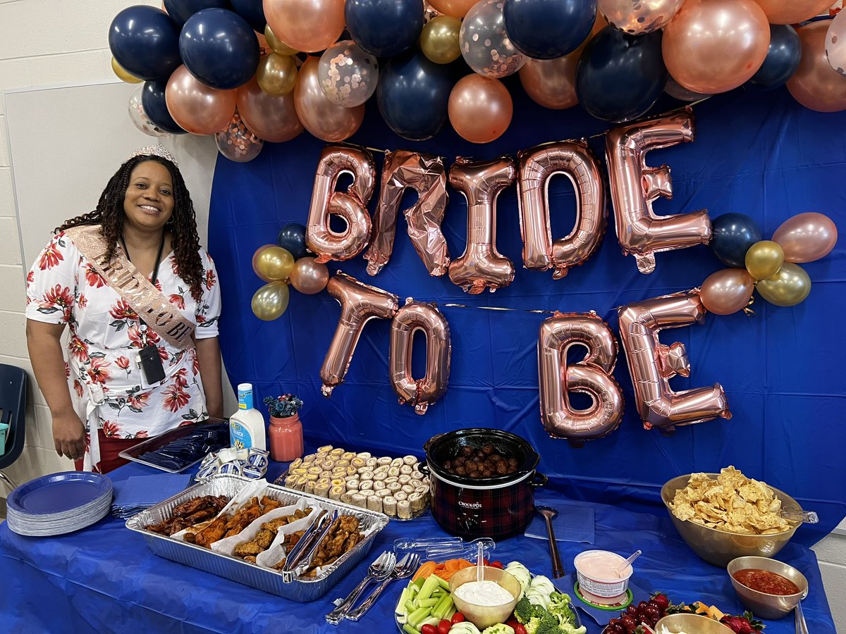 FSIAprincipal's tweet photo. Busy days @GCSS_FS celebrating bride to be, new bling &amp; a just married bride! School family that celebrates together, stays together. @DrBradJohnson adults are more engaged &amp; effective when values by their leader!They work harder for leaders who they trust &amp; know care for them!❤️ https://t.co/c3Sjqu36m3