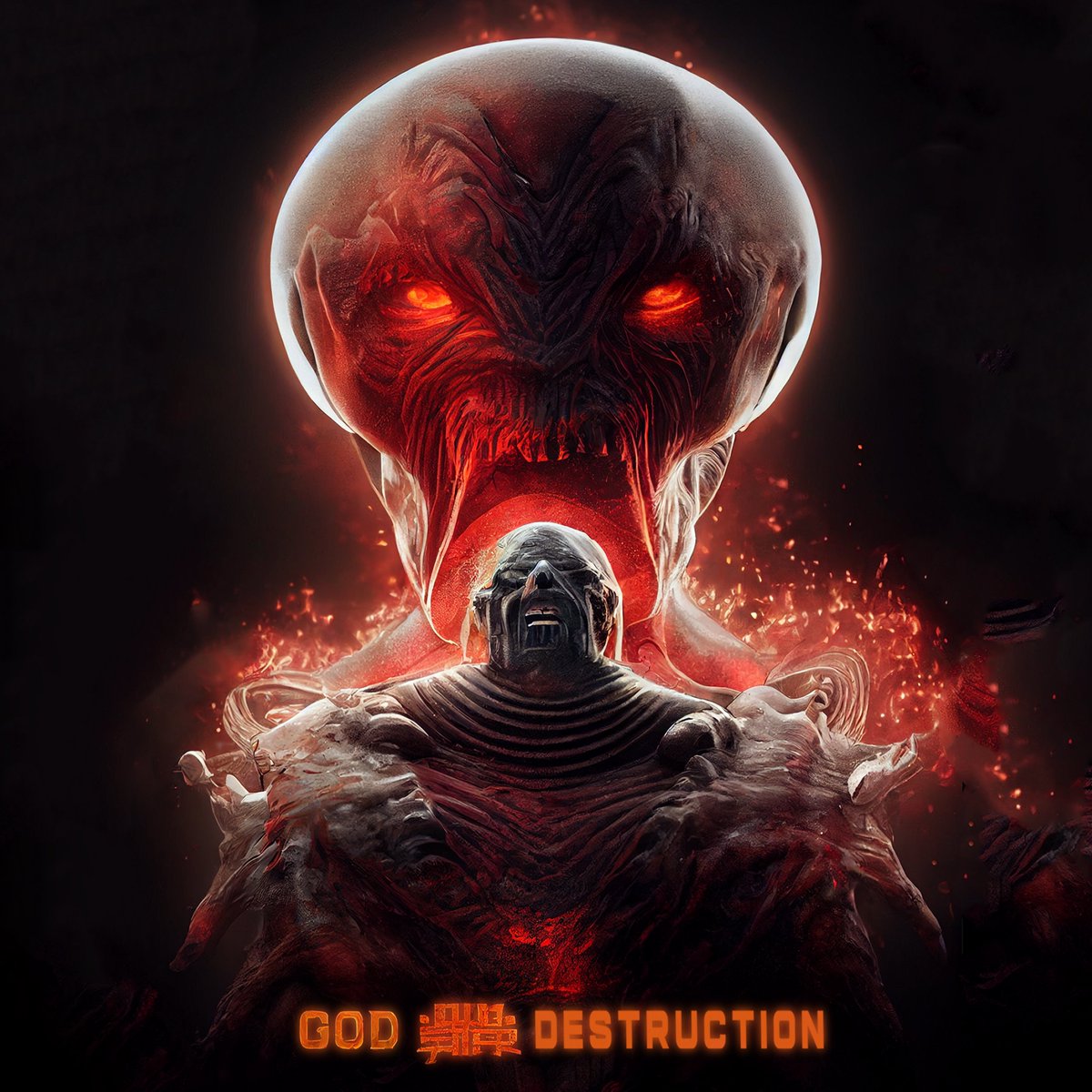 crypto_chau's tweet photo. God Of Destruction now live on OpenSea! #beat #nft #coverart  https://t.co/yQmWfAJb1p via @opensea https://t.co/p5VA8s26dy