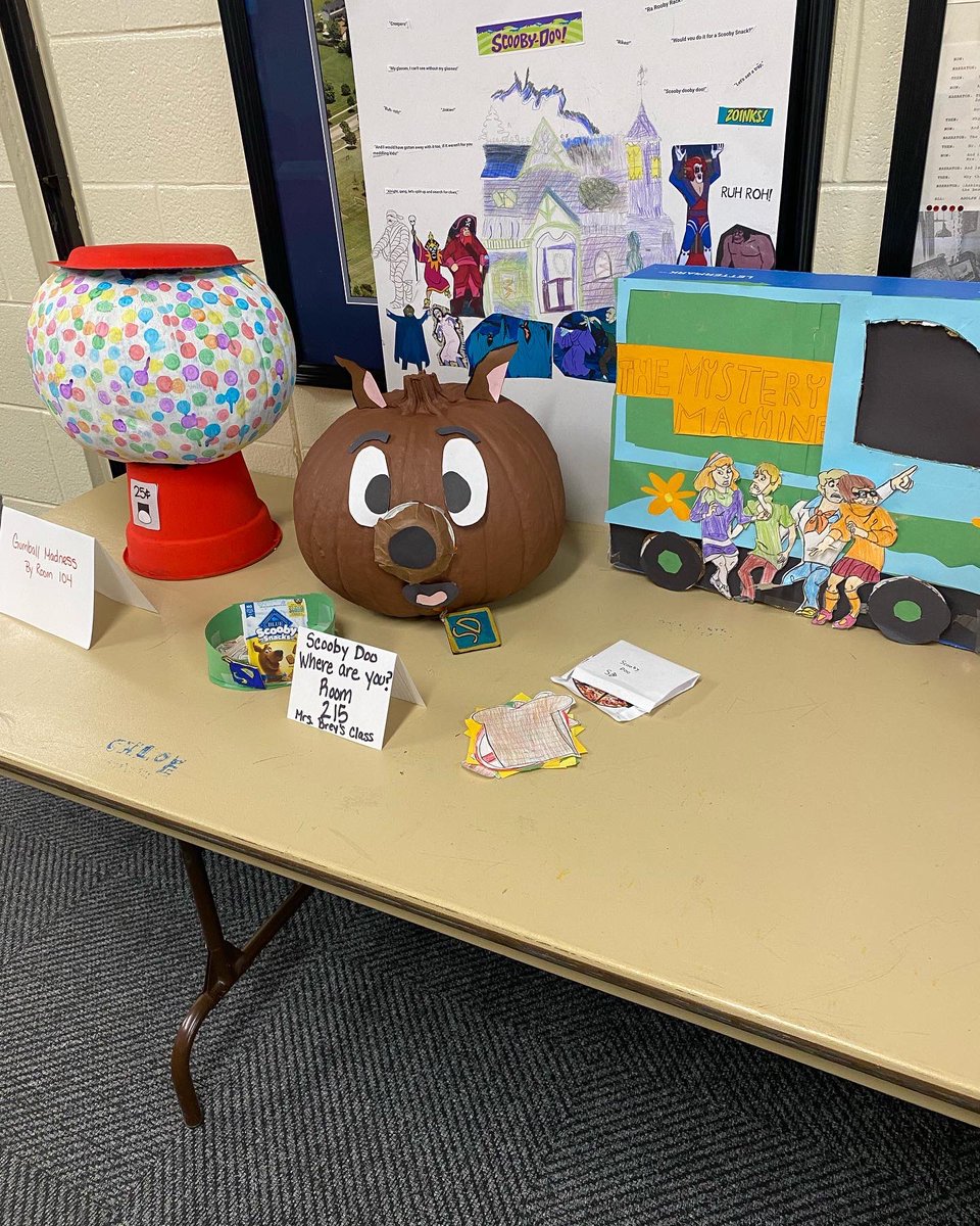 LinkLions's tweet photo. All of our classes filled their stamp cards by showing amazing behavior! As a reward, each class got to paint a pumpkin! Check out some of these creative designs! #pbisreward #pumpkinpainting #fallfun #creativity #linknextlevel #weare54 https://t.co/OjP4r8q8Kn