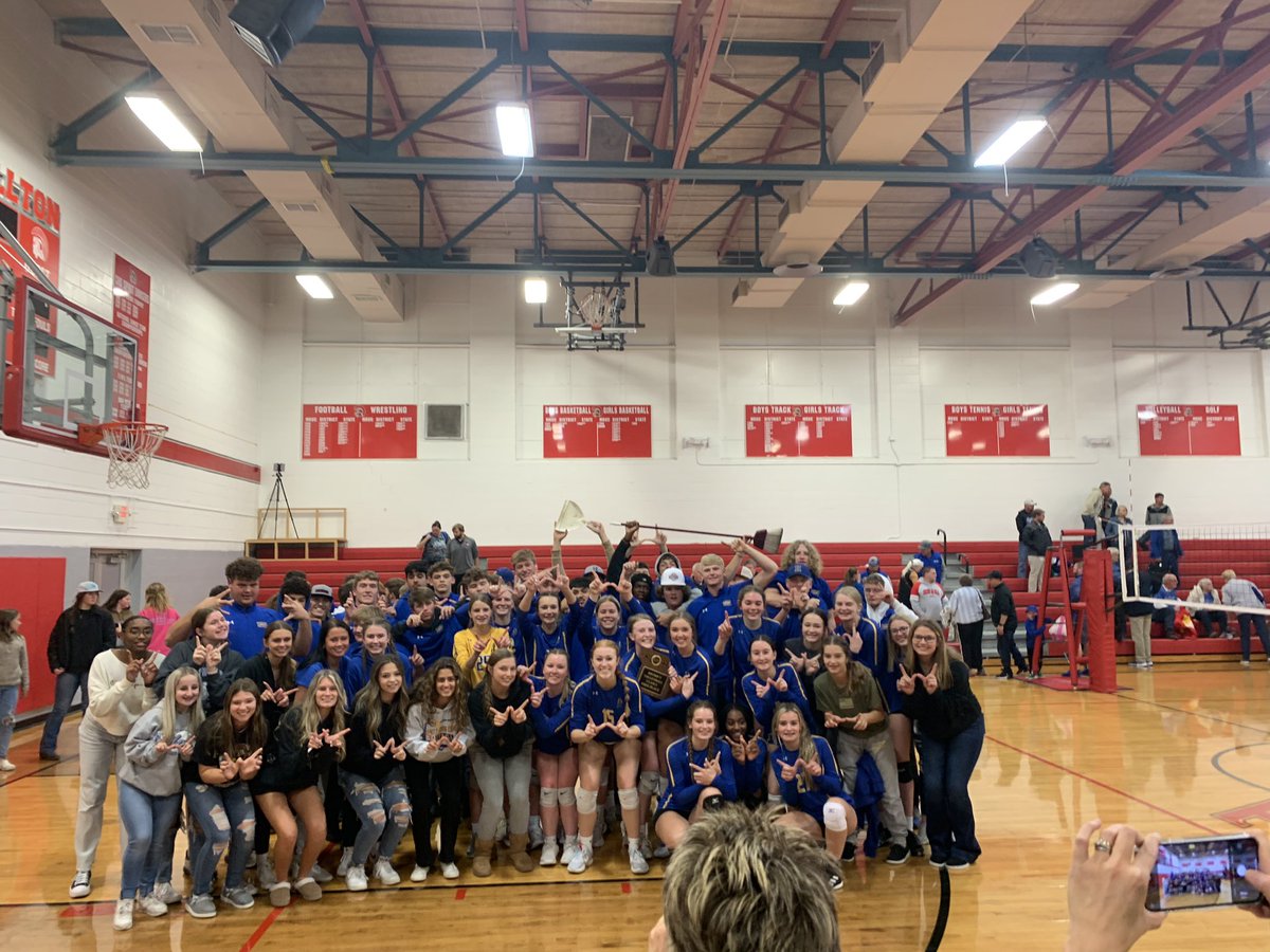 Congratulations Lady Husker Volleyball District Champs!