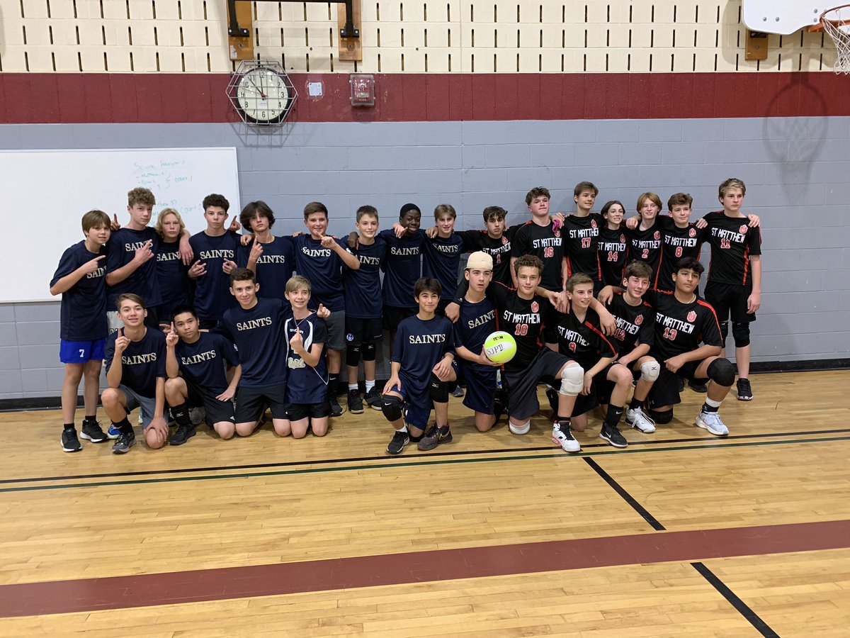 MrsMesich's tweet photo. What an exciting day. Thank you to @LoyolaHawksOak for hosting the boys volleyball tournament. Our Saints played hard, had fun and won first place 🥇Way to go Boys! @SJPIIOakville https://t.co/xnEjYY0rad