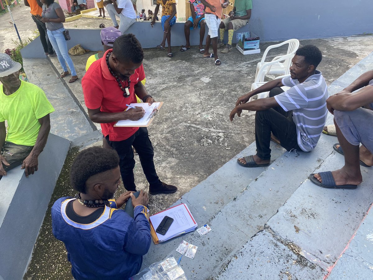 ChiefCurrie's tweet photo. Historical day in Accompong as we officially rolled out the Accompong National Identification. 

The first &amp; foremost importance of this Identification is to establish a uniformed protocol to identify Accompong Maroon Citizens and people who wish to become Naturalized Citizens. https://t.co/jMyrSrlM3V