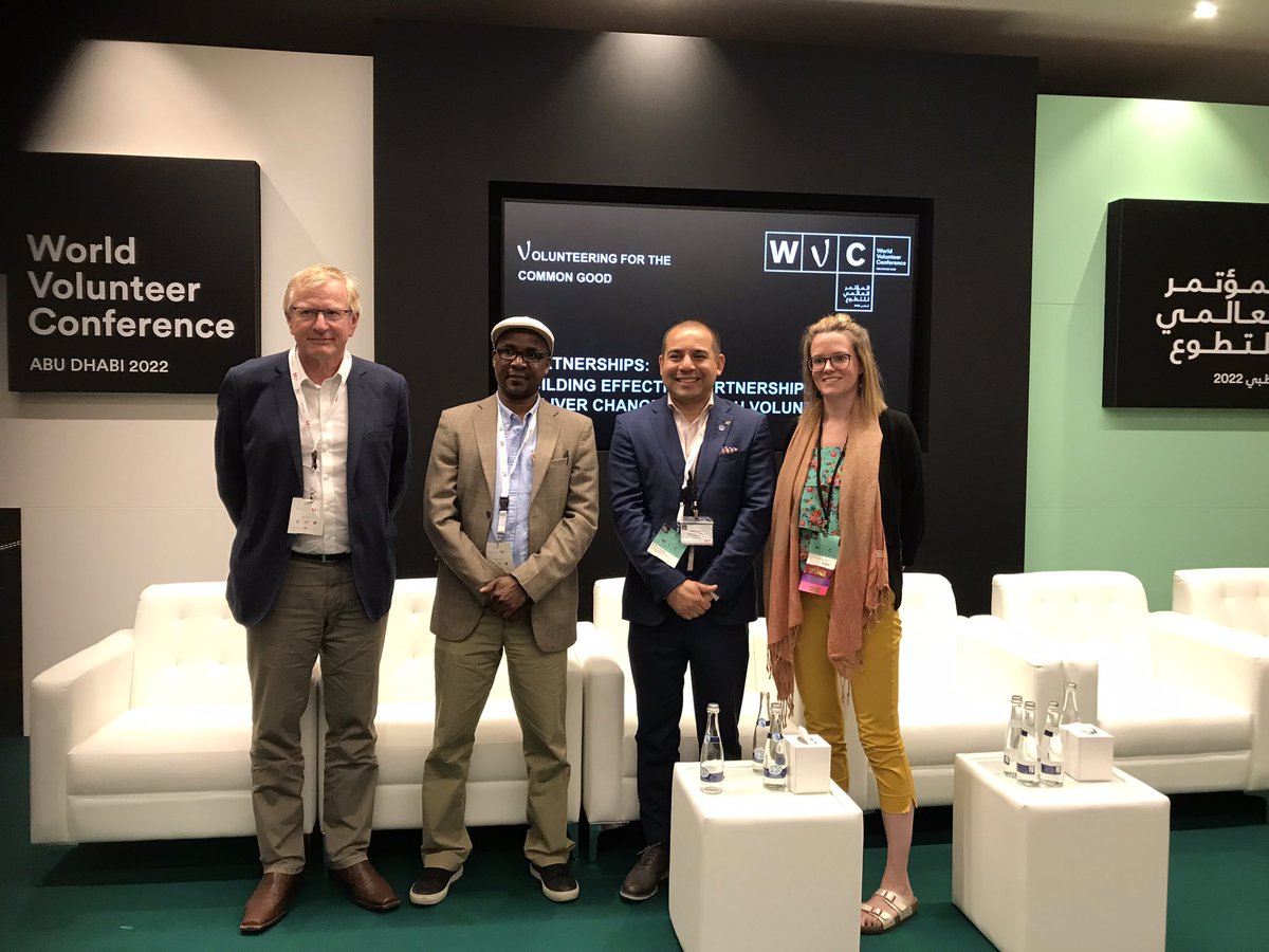 MwathiMati's tweet photo. Did my bit in the session, ‘building effective partnerships to deliver change through volunteers’ #wvc2022. Thank you @HelgeEspe for moderating. Thank you @Felicitie_Walls and @AmaruLiendo for the stimulating session. https://t.co/uEVQGsQMZN