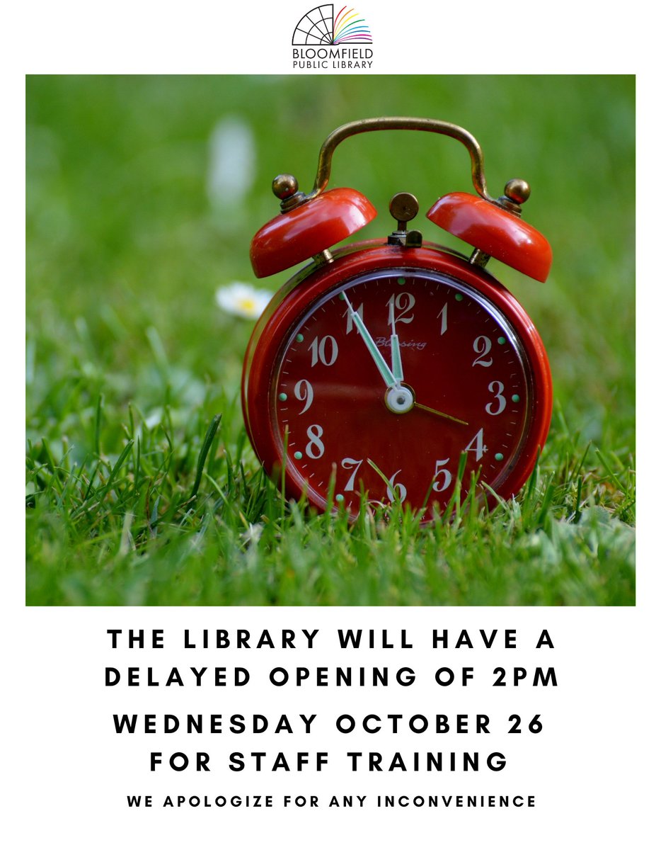 Bloomfield Public Library NJ tweet media