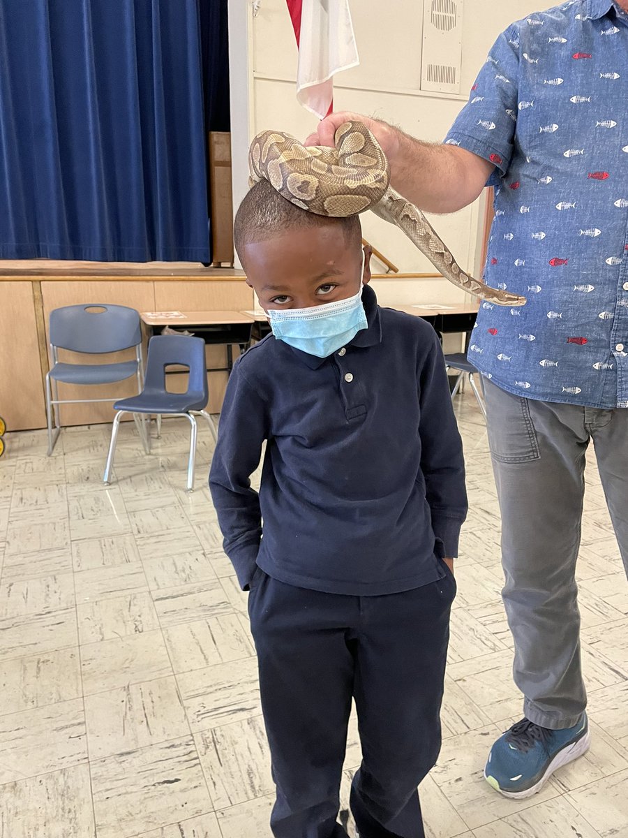 YVE_asp's tweet photo. Thank you for coming Python Ron! 🐍🐢🪳 @Rosa_MdusdCARES @ejamesrego @MtDiabloUSD @mdusd_stephanie @CARES_ASP https://t.co/NuhYRniD99