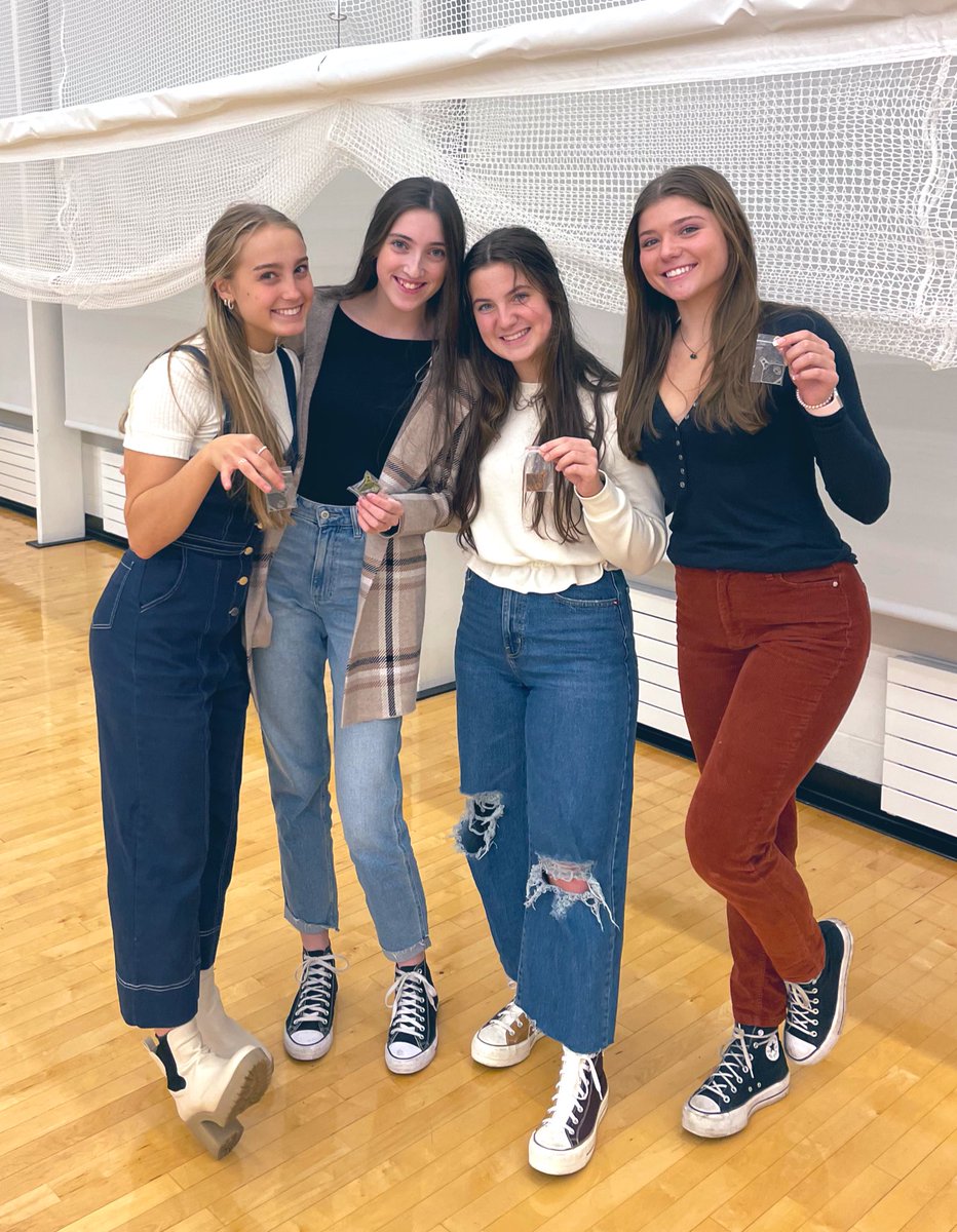 ✨ Congrats to our four players who won CHSL awards this season! ✨ 
All-Catholic: Norah &amp; Margaret
All-Academic: Georgia 
All-League: Alice