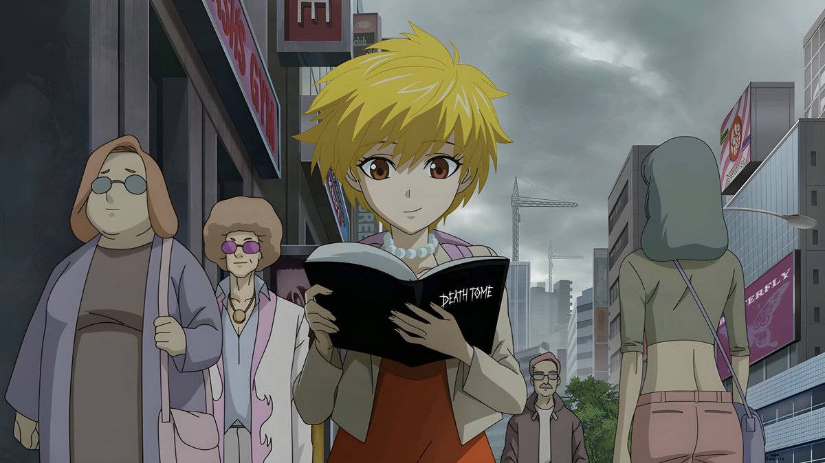 disneygobr's tweet photo. Primeiras imagens oficiais do novo especial de halloween de 'Os Simpsons', que irá fazer paródia do anime 'Death Note'.

Estreia em breve no @StarPlusBR

via: @DisneyAPromos https://t.co/q7cDOsp2xE