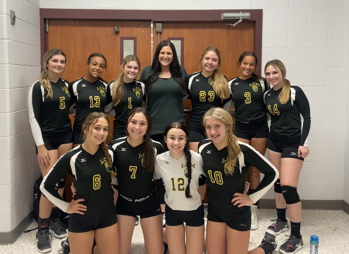 The JV volleyball team finished the season as the District Champions and also wrapped up their season with a 12-0 win steak!