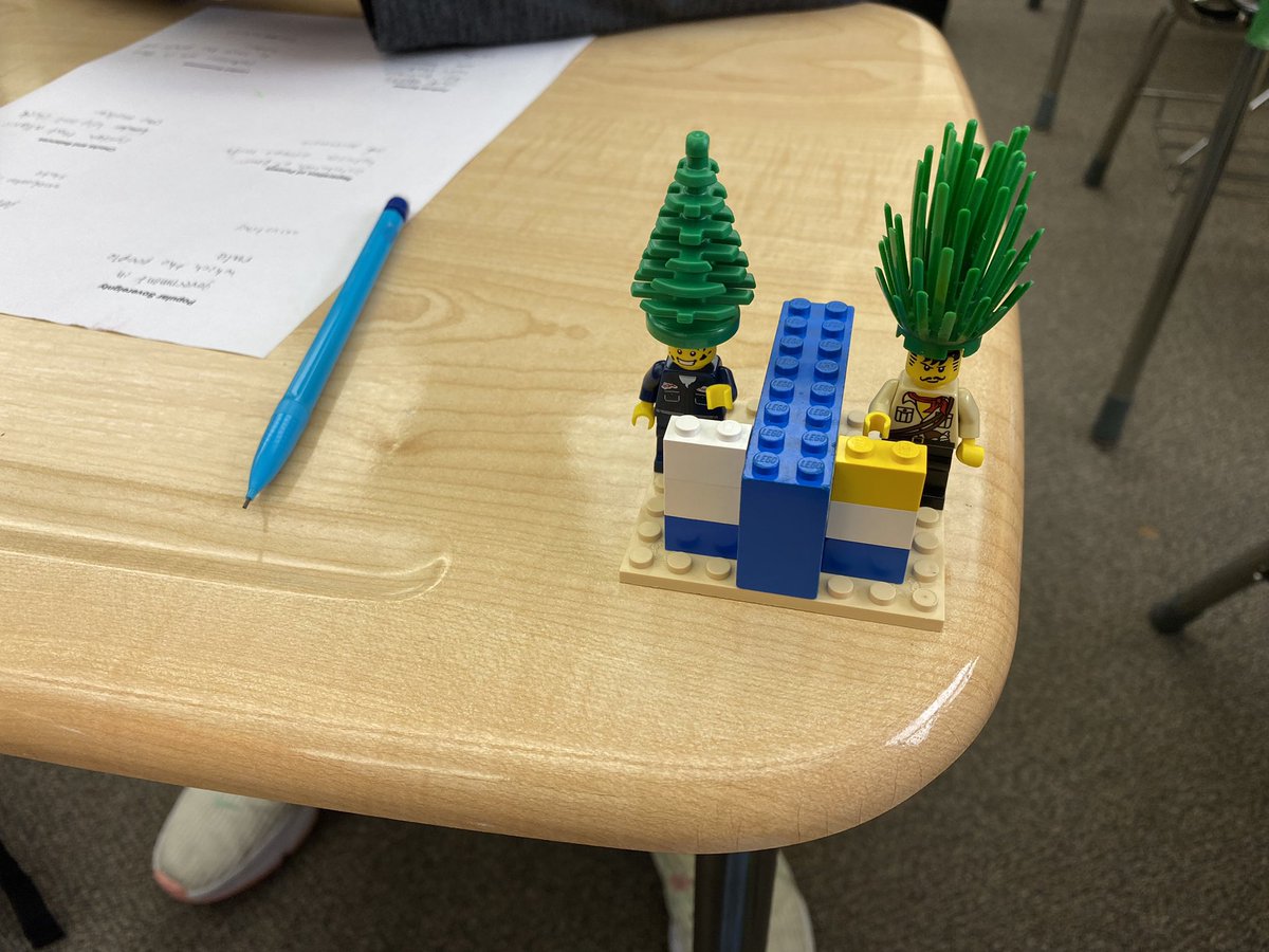 EveryDayGov's tweet image. My students had a great time making dioramas representing the principles of the constitution. Huge shout out to my sons for letting us barrow their legos and play-doh.
