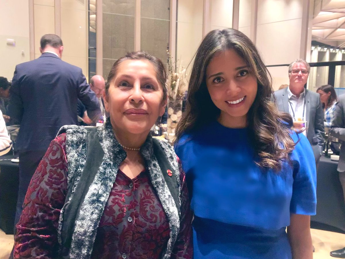 Un grand plaisir de parler avec la sénatrice <a href="/SenRosaGalvez/">Rosa Galvez</a>, an esteemed <a href="/mcgillu/">McGill University</a> alum in Ottawa.