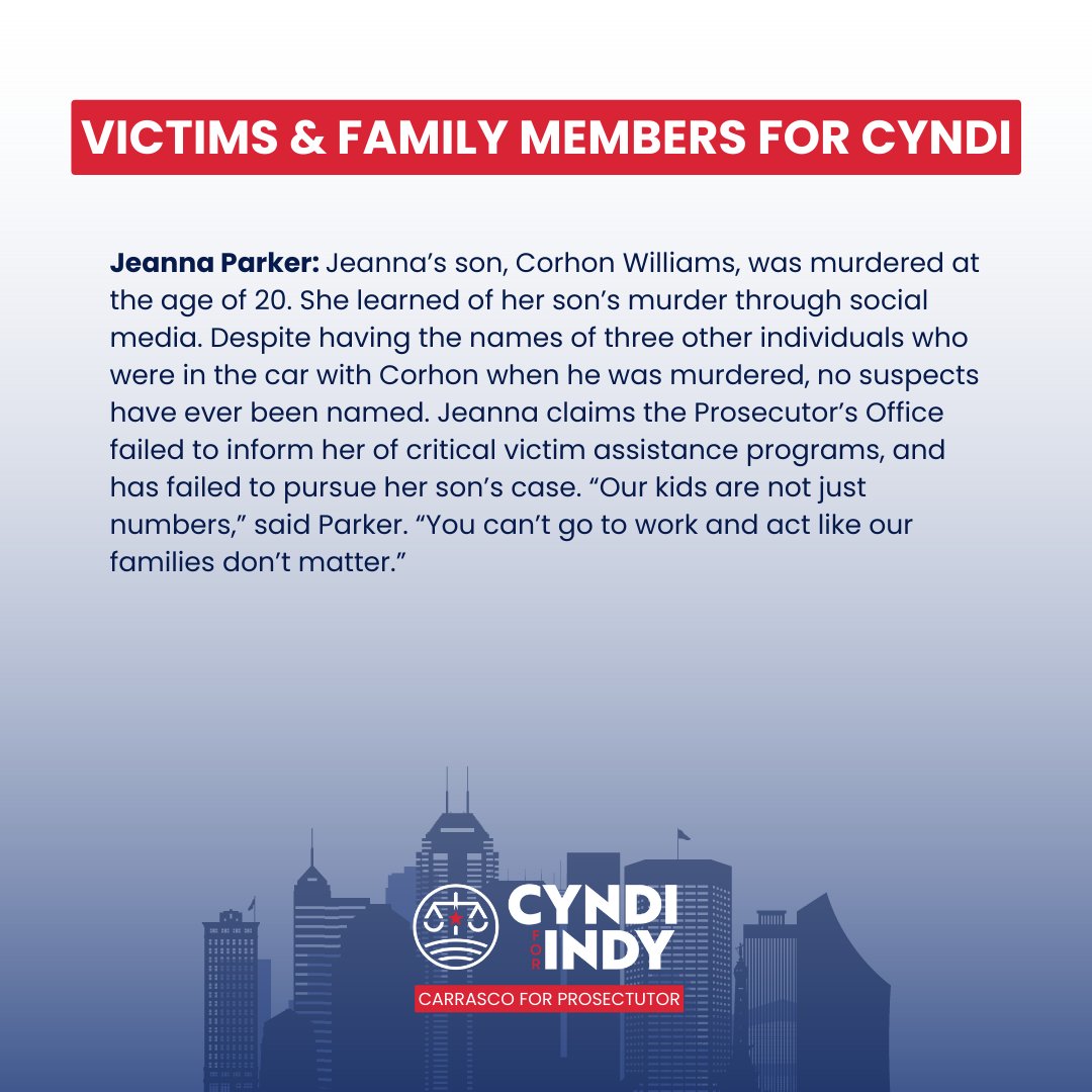 Cyndi_Carrasco's tweet photo. “Our kids are not just numbers,” said Jeanna Parker, whose son was murdered. “You can’t go to work and act like our families don’t matter.” https://t.co/jaRnVufBhV