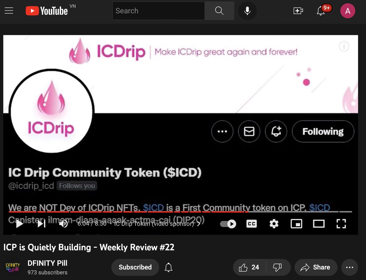IC Drip Community Token ($ICD) 🦇🔊 tweet media
