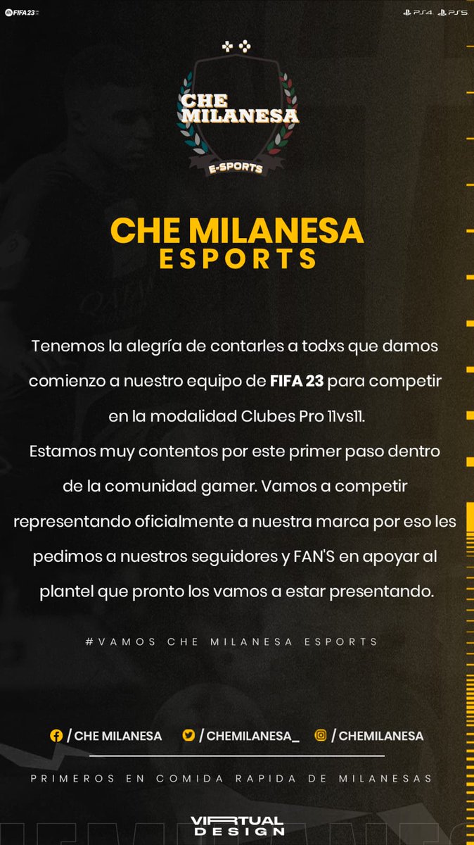 Che Milanesa eSp tweet media