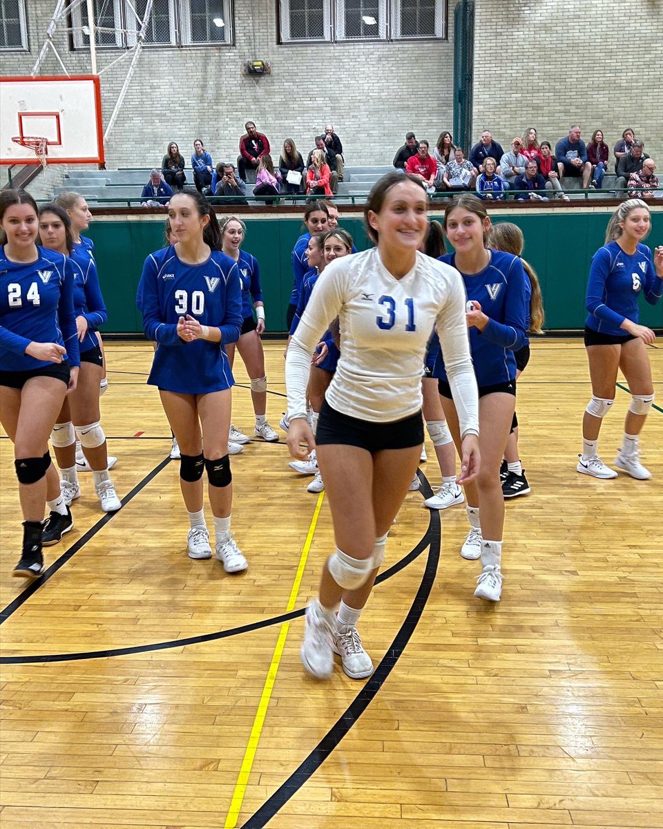 VHCougarVB's tweet photo. Cougars win the Regional semifinal 25-14, 25-13 over Resurrection at Senn HS. First playoff victory for GVB in over a decade. But not the last…? https://t.co/gZCuJAr6m8