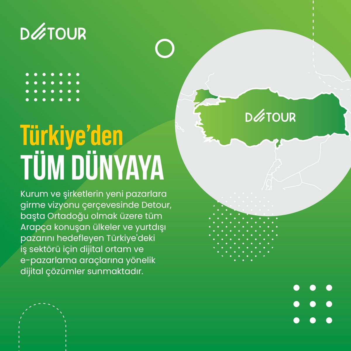 detourbtr's tweet photo. Türkiye'den tüm dünyaya dijital çözümler sunuyoruz.

#Detour #Türkiye https://t.co/xWtntL8SRO