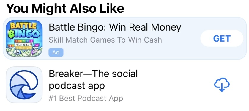 viticci's tweet image. Can you imagine having $48.2 billion cash on hand and YET still thinking "ah yes, those House of Fun Casino ads will grow our bottom line, let's do it"