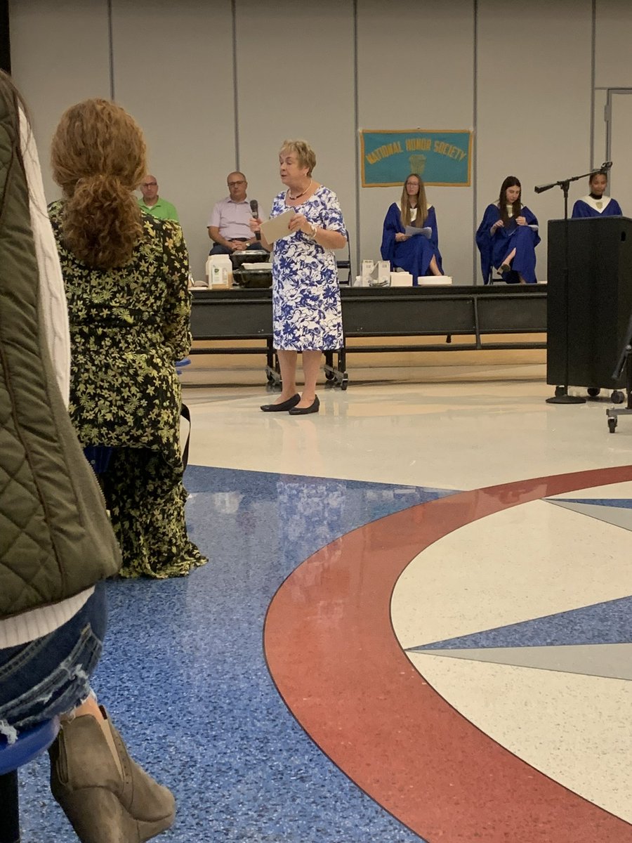 DefianceHS's tweet image. Congratulations to the new inductees of the Defiance High School National Honor Society. Lastly, a very special thank you to a very special lady, Ms. Rita Kissner, former mayor of Defiance, for your heartfelt message.
