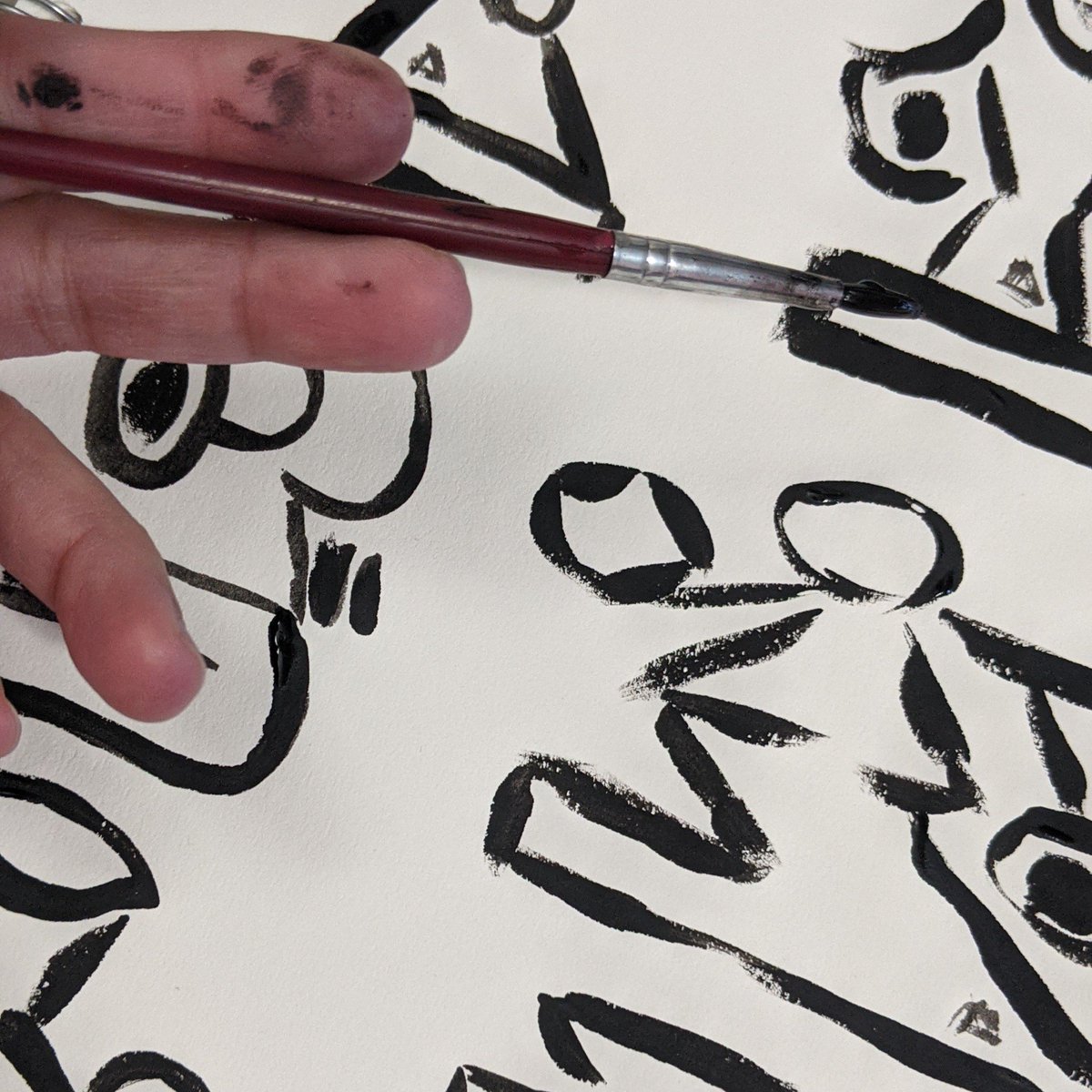 Everything starts with a sketch, and a messy hand! #NFTCommunity #NFTs #NFTProjects #NFTArts