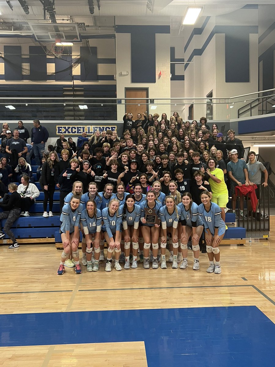 DISTRICT CHAMPS!!! <a href="/StDominicVball/">Dominic Girls Vball</a>