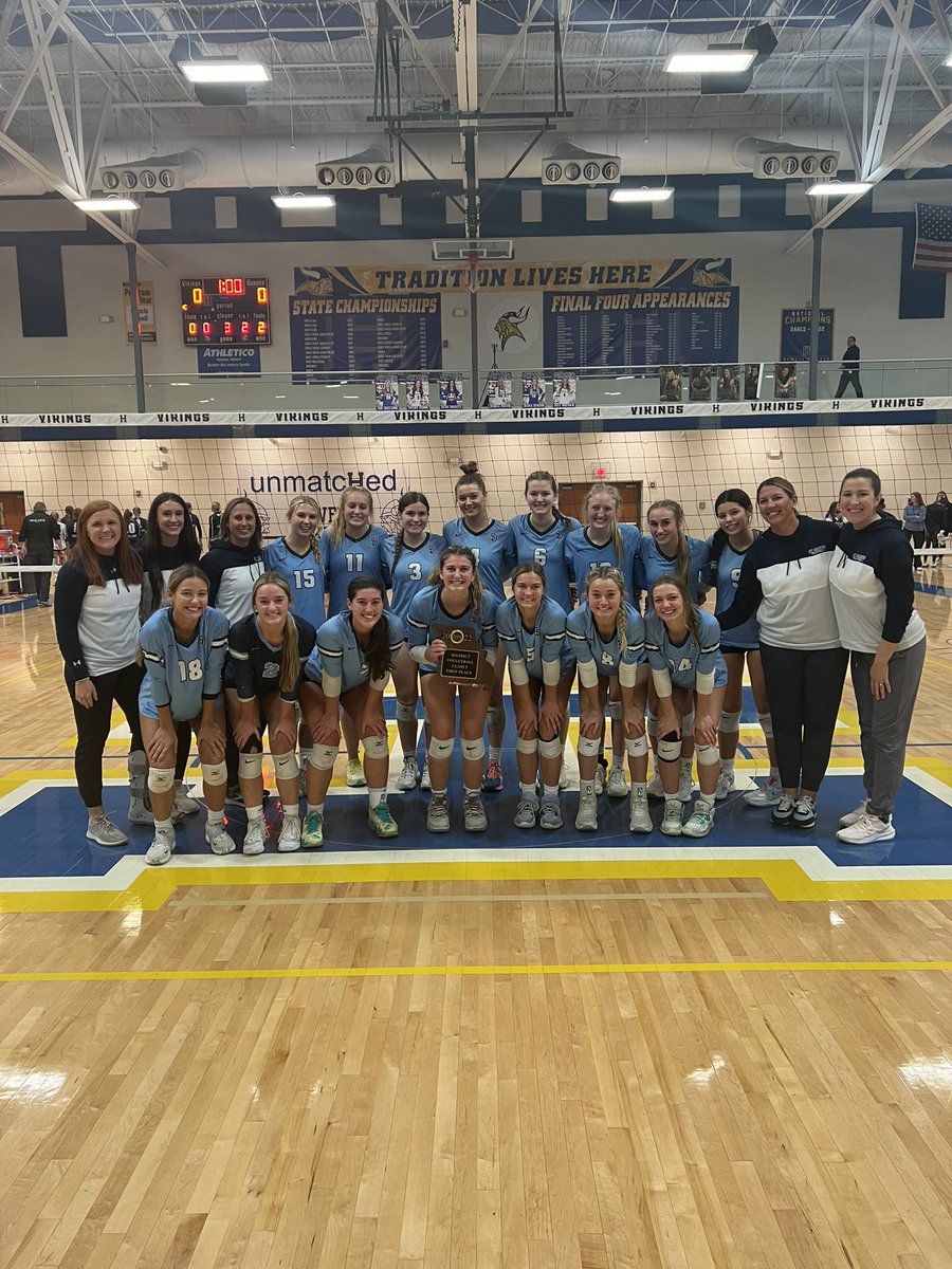 sdhsathletics's tweet photo. DISTRICT CHAMPS!!! @StDominicVball https://t.co/HLmQM380pG