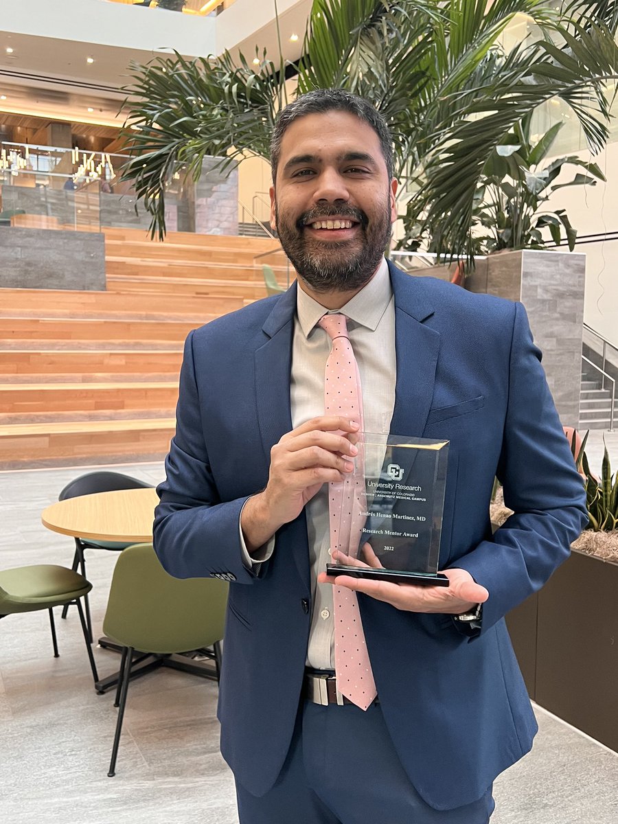 andhen25's tweet photo. Truly an honor to be part of the amazing @CUAnschutz research enterprise and share the award with such talented faculty 

Special dedication to all my mentees for making it possible ❤️

@CUDeptMedicine https://t.co/dREmdxeRlV