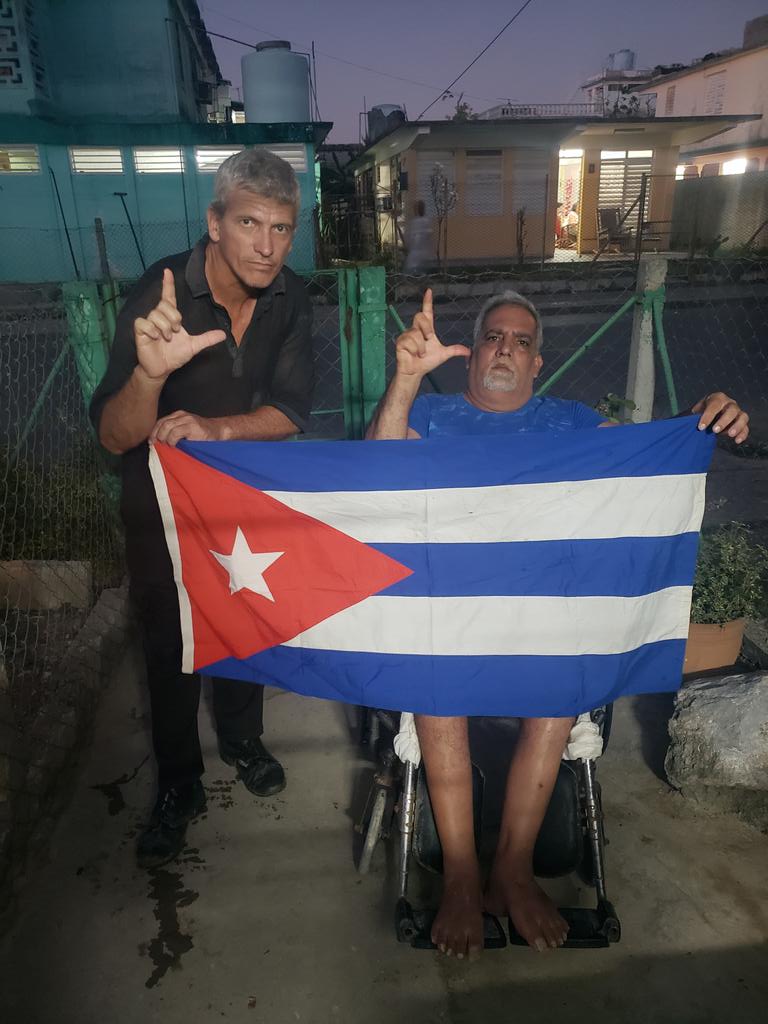 JulioGngora2's tweet photo. Omar suarez campo y julio cesar gongora  el silencio no es opción para nosotros mientras no tengamos la libertad y el fin de la dictadura Castrocanel 
#LibertadALosPresosPoliticos 
#encubahayunadictadura
#NOALCODIGOPENAL
#ELCAMBIOSOMOSTODOS https://t.co/CcKhd1edOF